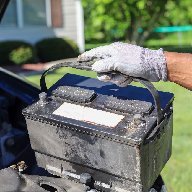 Old Car Battery Recycling in Vancouver